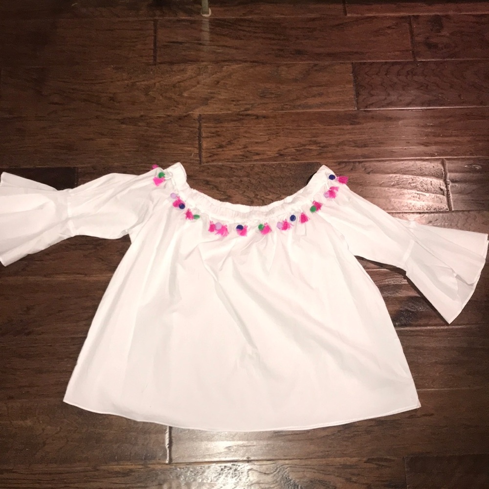 POM OFF THE SHOULDER BLOUSE